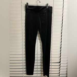 Black Velvet Leggings